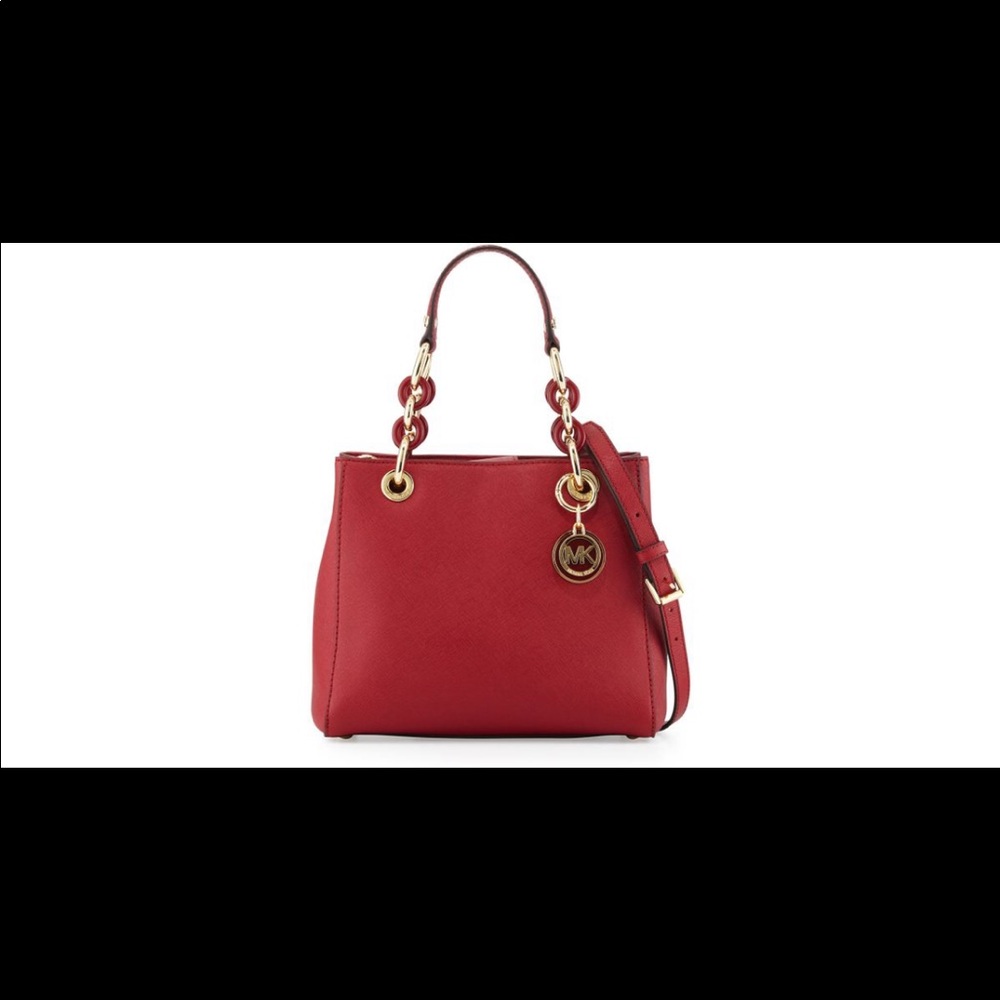 MICHAEL Michael Kors Cynthia Small Saffino Satchel
